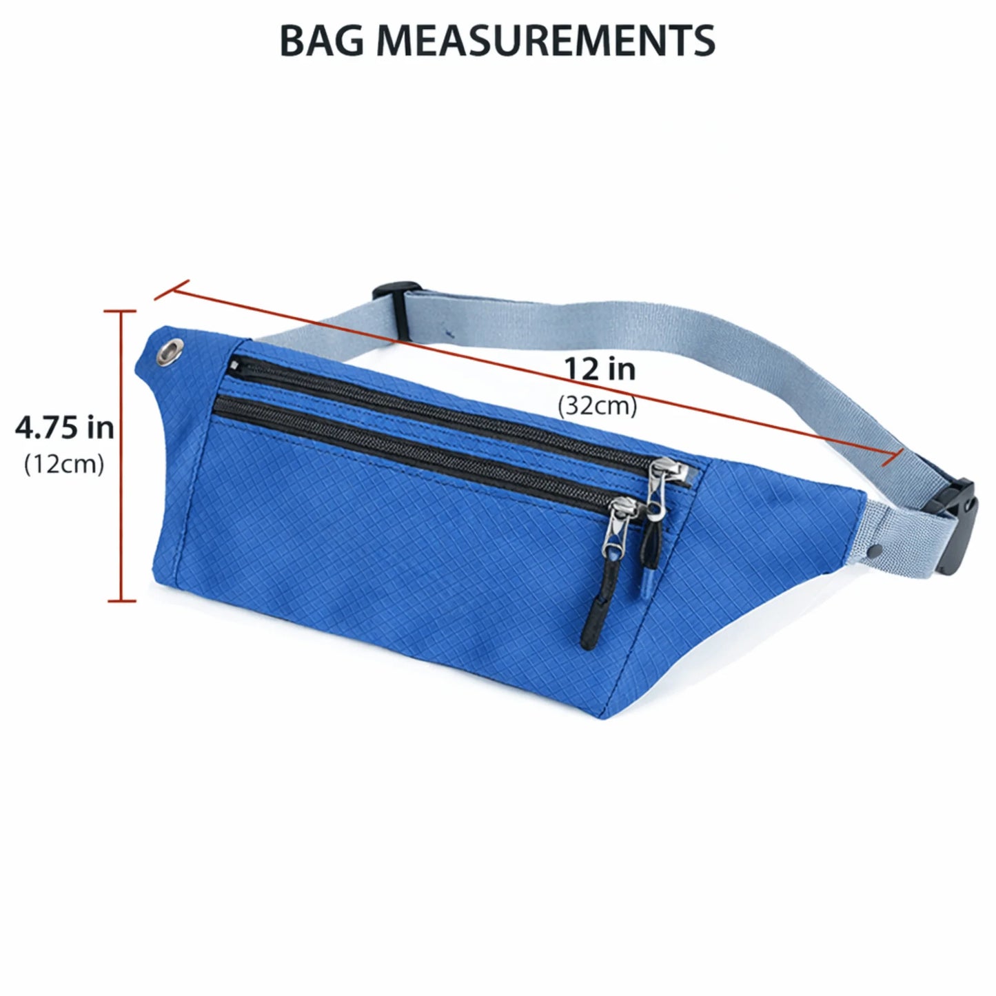 Xgear Fitness Waterproof Fanny Pack for Running and Travel