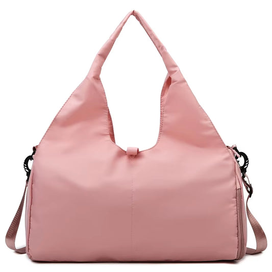 Sport Gym Bag Women Outdoor Waterproof Separate Space for Shoes Weeks Travel Duffel Bag for Swimming Leisure Travel Bag