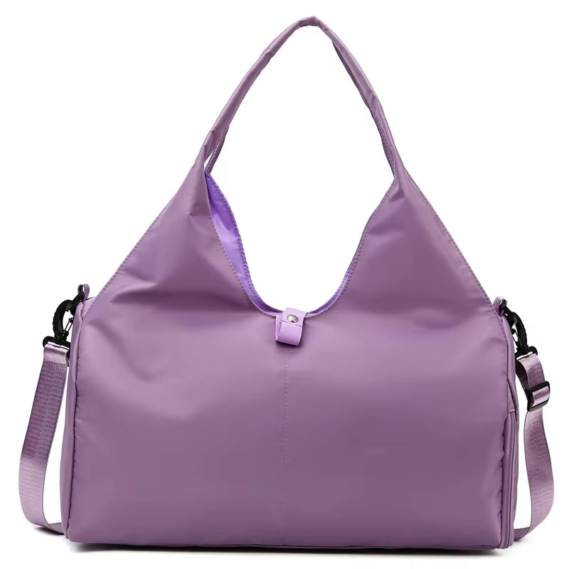 Sport Gym Bag Women Outdoor Waterproof Separate Space for Shoes Weeks Travel Duffel Bag for Swimming Leisure Travel Bag