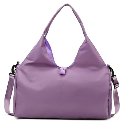 Sport Gym Bag Women Outdoor Waterproof Separate Space for Shoes Weeks Travel Duffel Bag for Swimming Leisure Travel Bag