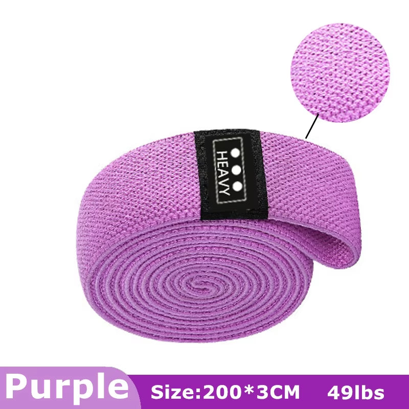 Fitness Long Resistance Bands Workout Fabric Elastic Booty Bands Set Pull up Woman Assist Leg Exercise Gym Equipment for Home