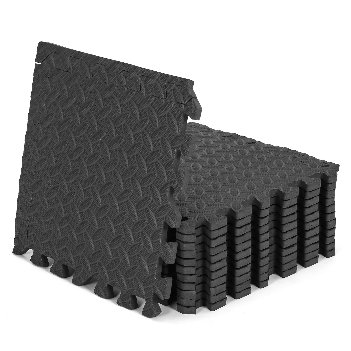 Extra Thick Puzzle Exercise Mat Interlocking Foam Mats 12/24-Pack