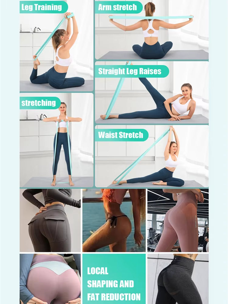 Fitness Long Resistance Bands Workout Fabric Elastic Booty Bands Set Pull up Woman Assist Leg Exercise Gym Equipment for Home