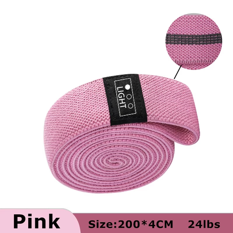 Fitness Long Resistance Bands Workout Fabric Elastic Booty Bands Set Pull up Woman Assist Leg Exercise Gym Equipment for Home