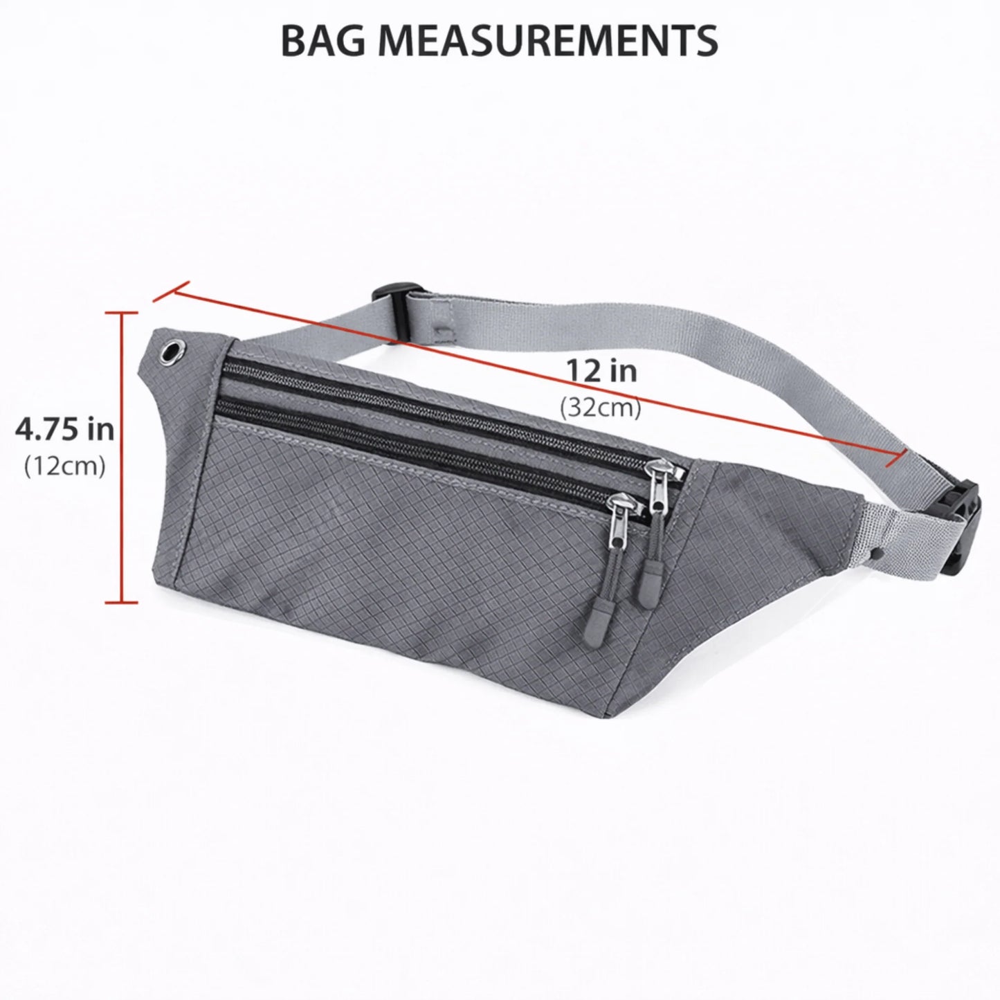 Xgear Fitness Waterproof Fanny Pack for Running and Travel