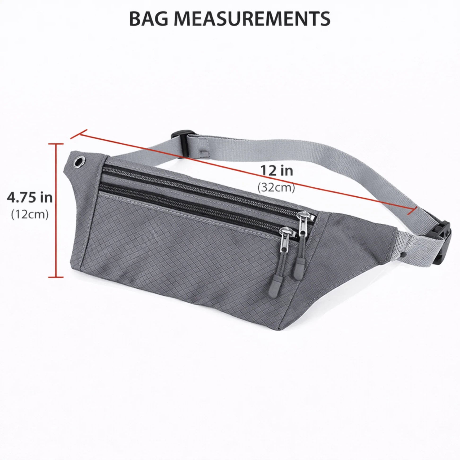 Xgear Fitness Waterproof Fanny Pack for Running and Travel